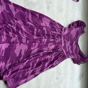 Little sleepies purple camo dress